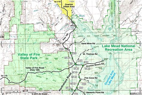 Backroads Around Las Vegas Lake Mead Nra Northshore Road Map North