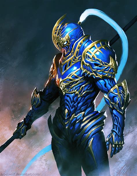 The Blue Knight By Nibelwolf On Deviantart