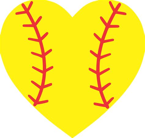 Heart Transparent Background Softball Clipart Contact Us With A