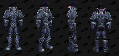 Night Warrior Armor For Night Elf Heritage Rwow