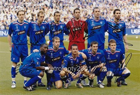 Find out all the rangers football club news on the spfl official website. Glasgow Rangers FC 2008 UEFA Cup Final full team signed re ...