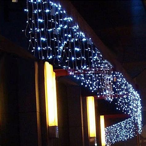 Christmas Garland Led Curtain Icicle String Light 220v 45m 100leds