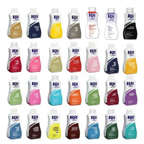 Rit All Purpose Dye Liquid All Colours For Clothing Fabric Cotton