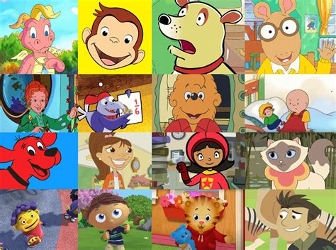 You Can Pick Five Of These Pbs Kids Cartoon Characters To Be In Your