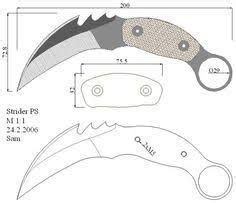 Ver más ideas sobre cuchillos tácticos, cuchillos, tactico. Resultado de imagen para plano para diseño de cuchillo ...