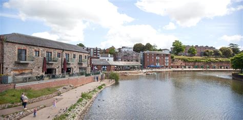 Views Of The Quay By The River Exe In Exeter Devon In The Uk Editorial