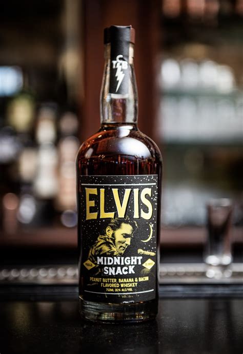 elvis whiskey debuts new midnight snack flavored whiskey