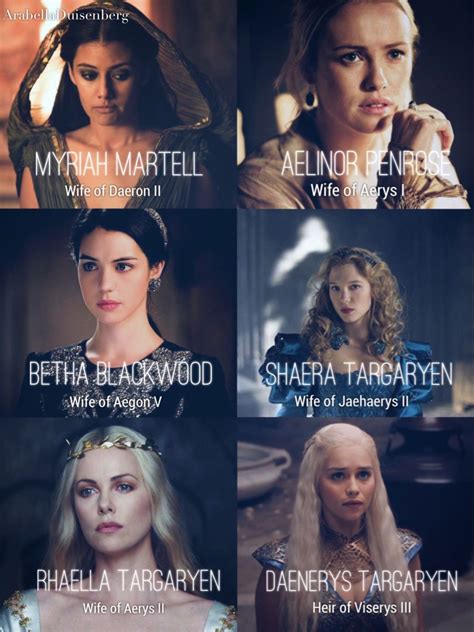 Targaryen Queen Game Of Thrones Names