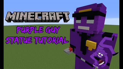 Minecraft Tutorial Purple Guy Statue Fnaf Youtube