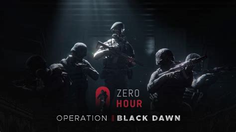Zero Hour Operation Black Dawn Brings New Character Animations Map