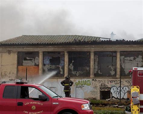 San Franciscos Fleishhacker Pool House Burns To The Ground Photos