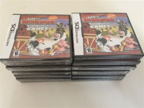 Back At The Barnyard Slop Bucket Games Nintendo Ds 2008 Ds New