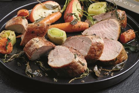 It's such an easy meat to cook as the focal point of any dinner. Pan-Roasted Pork Tenderloin & Vegetables with Apple Cider ...