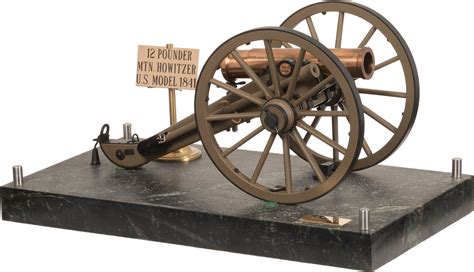 Miniature Model Of A Us Model 1841 Mountain Howitzer Rock Island