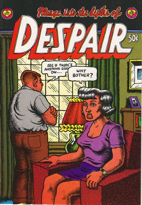 Despair Robert Crumb Comic Books Art Comic Books