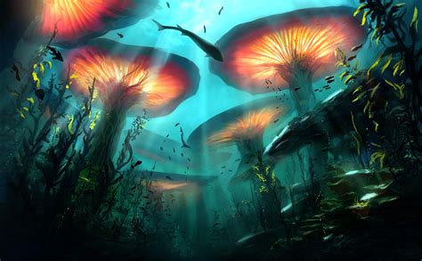 Underwater Nature Digital Art 4k Wallpaperhd Artist Wallpapers4k