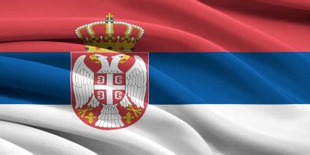 Szerbia zászlaja — Stock Fotó © believeinme #35257737