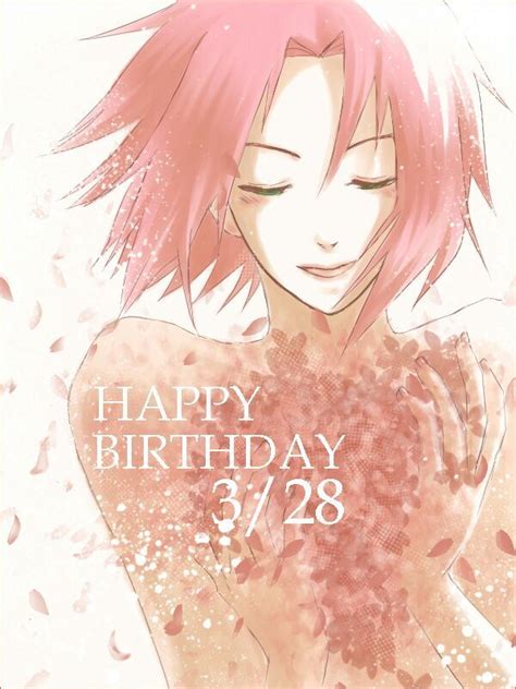 Happy Birthday Sakura Haruno 🎉 Anime Amino
