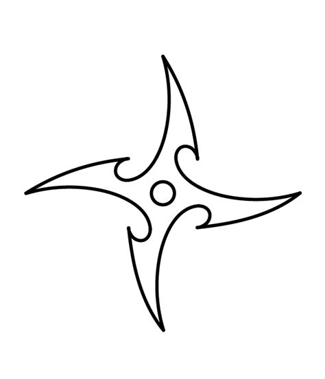 Ninja Star Drawing at PaintingValley.com | Explore collection of Ninja