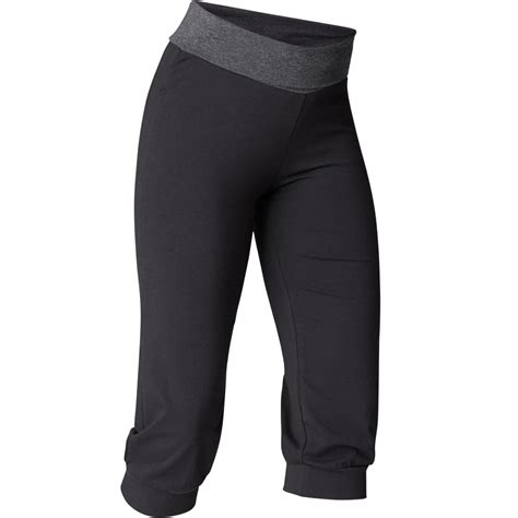 Domyos Organic Cotton Cropped Yoga Pants Womens In 2022 Cropped