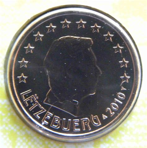 Luxembourg Euro Coins Unc 2010 Value Mintage And Images At Euro Coinstv