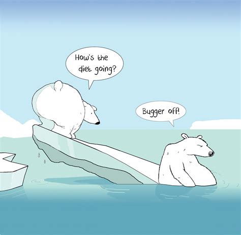 Buy Twizler Funny Card With Polar Bear Iceberg And Diet Blank Card