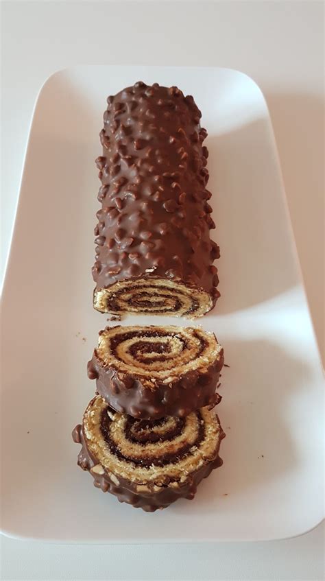 Roulé chocolat noisette de Cyril Lignac Cup And Cake Recette