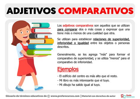 Qu Son Los Adjetivos Comparativos