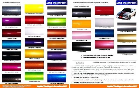 Color Chart Maaco Paint Colors 2020 Maaco Auto Paint Color Chart Page