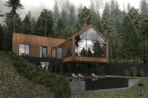 Forest House On Behance