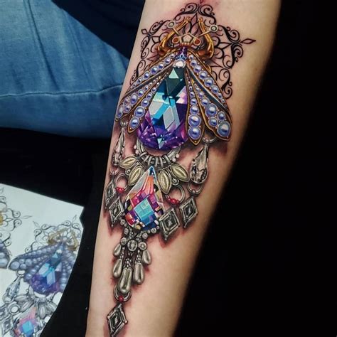Aaron Wilson Chatham Tattoo Artist Jewelry Tattoo Gem Tattoo