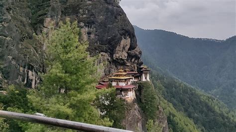 Beautiful View Of Tiger S Nest Bhutan YouTube