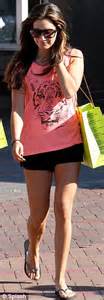 Hellcats Star Ashley Tisdale Looks Purr Fect In Tiger Top And Tiny Shorts Daily Mail Online