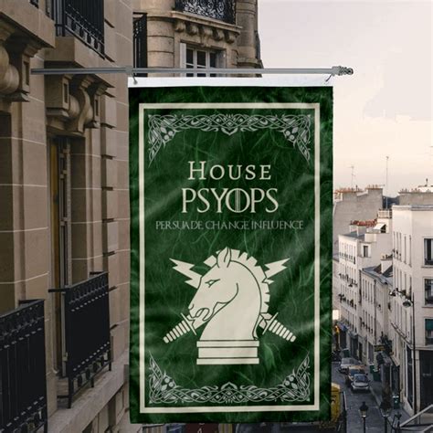 House Psyops Flag Banner