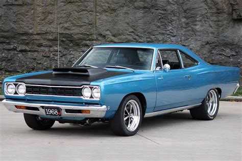 1968 Plymouth Road Runner Corporate Blue Muscle Cars Mopar Muscle
