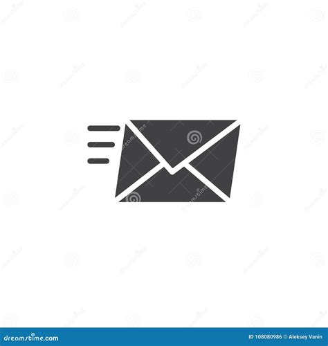 Sending A Message Icon Vector Stock Vector Illustration Of Paper