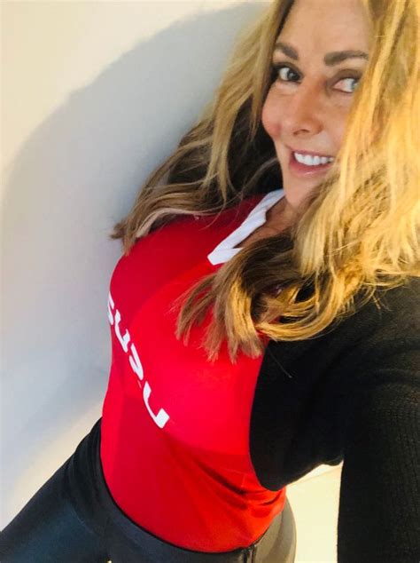 Carol Vorderman Puts On An Eye Popping Display In Top Tighter Than Skin Ahead Of Rugby ~ Show