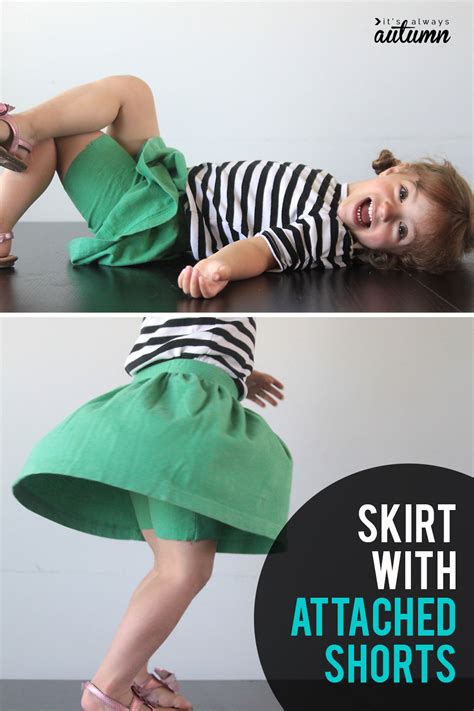 How To Make A Skirt With Shorts Attached Aka Scooter Skirt Poland Mustence