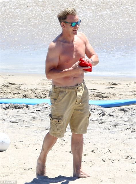 Gordon Ramsay Shows Off His Slim New Frame As He Goes Topless On The Beach In Malibu Daily
