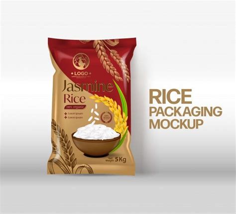 Download 4926+ Mockup Packaging Rice Download Free