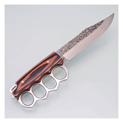 Hunting Knife And Brass Knuckles