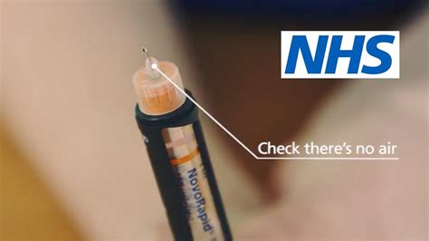 Diabetes How To Inject Insulin Nhs Youtube