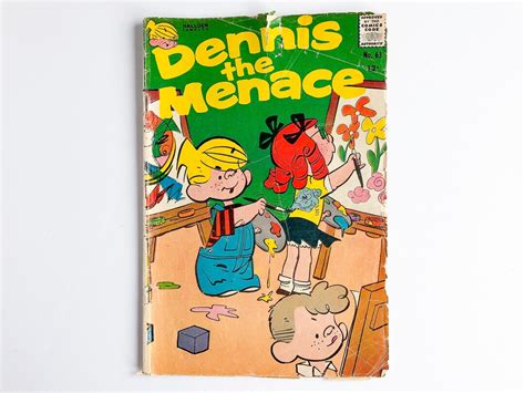 Vintage Dennis The Menace November 1962 No 63 Fawcett Publications