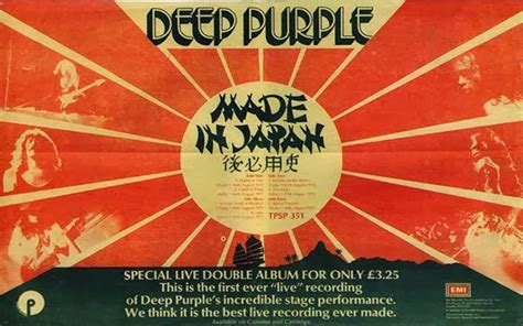 Deep Purple Made In Japan Poeira Zine