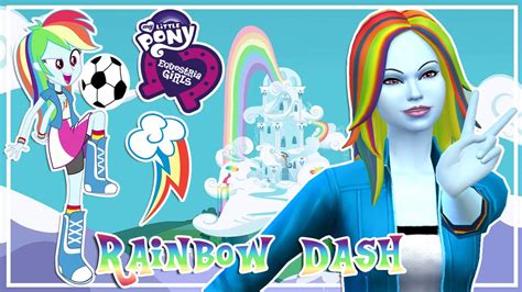 Rainbow Dash My Little Pony Equestria Girl Cas The Sims 4 Create A