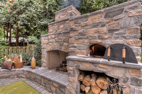 They made the purchase stress free and also explained. Outdoor Fireplace with pizza oven - Traditional - Portland ...