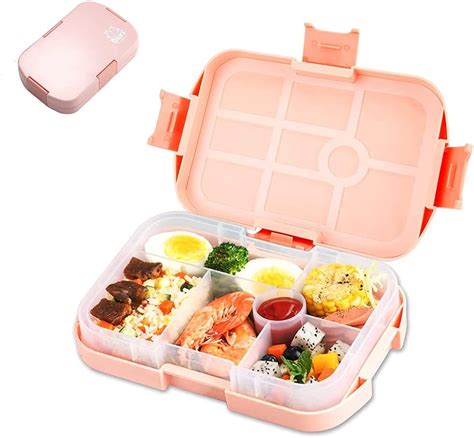 Sgaonsn Childrens Lunch Box With Compartments Bento Box With 6