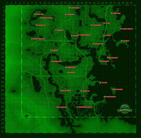 Fallout 4 Map Of Settlements Time Zones Map World