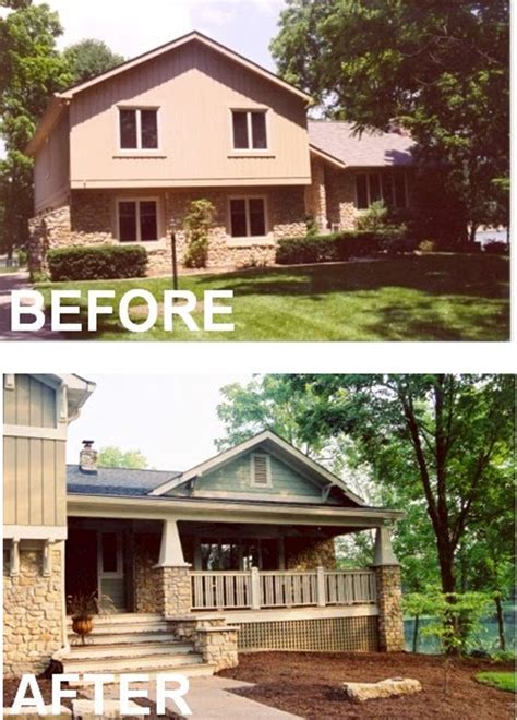 Open front split may not be as pretty as a squared front split or a side split, but it sure gets work done. add stairs outside and create a porch, eliminate one set ...