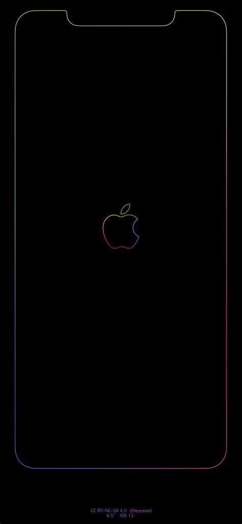 Rainbow Border And Apple Logo Iphone Wallpapers Imgur Links